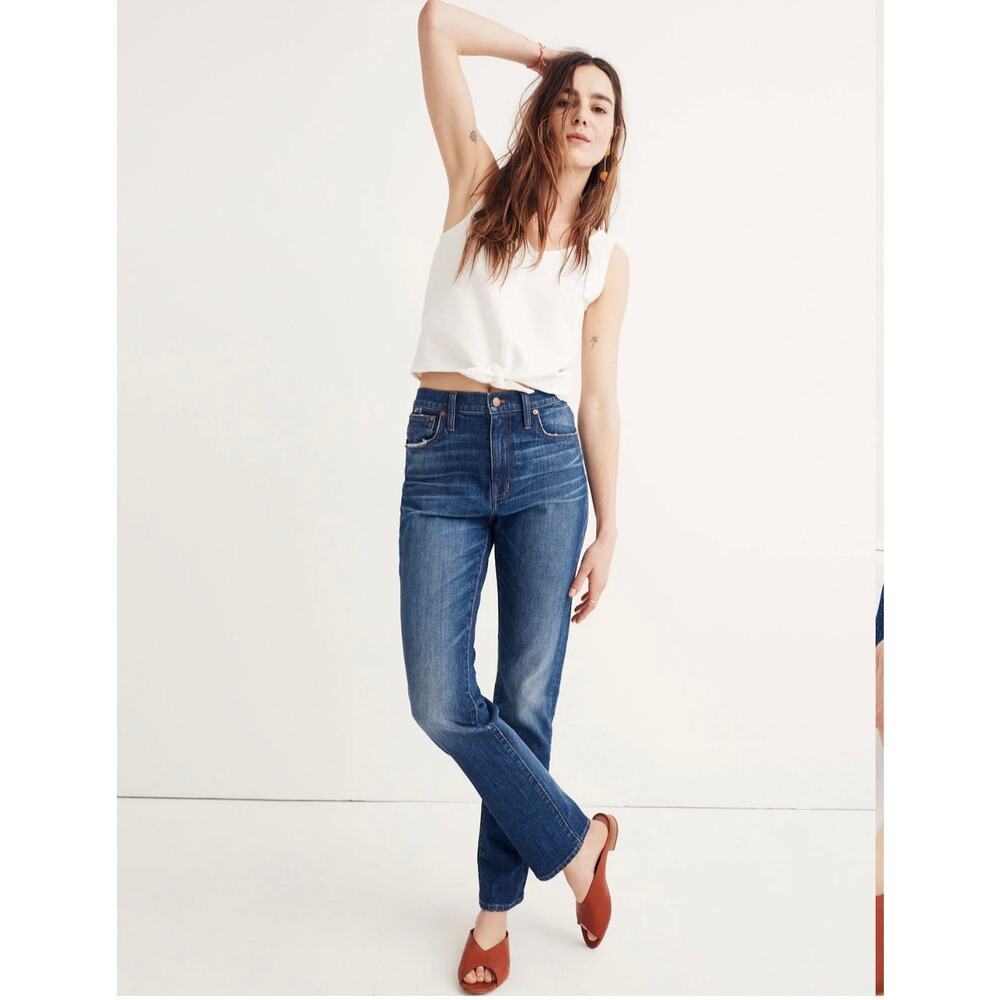 Madewell highrise slim boyfriend jean -24